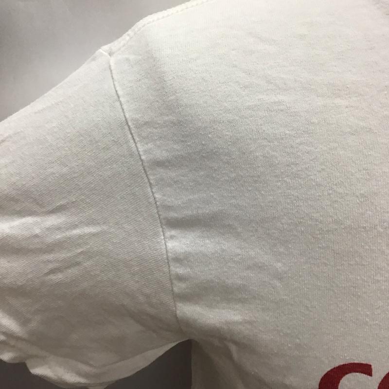 ギルダン GILDAN Tシャツ 半袖 クルーネック COUNTRY YARD PIZZA OF DEATH RECORDS S ロゴ、文字 白 / ホワイト /  メンズ USED 古着 中古 10117066