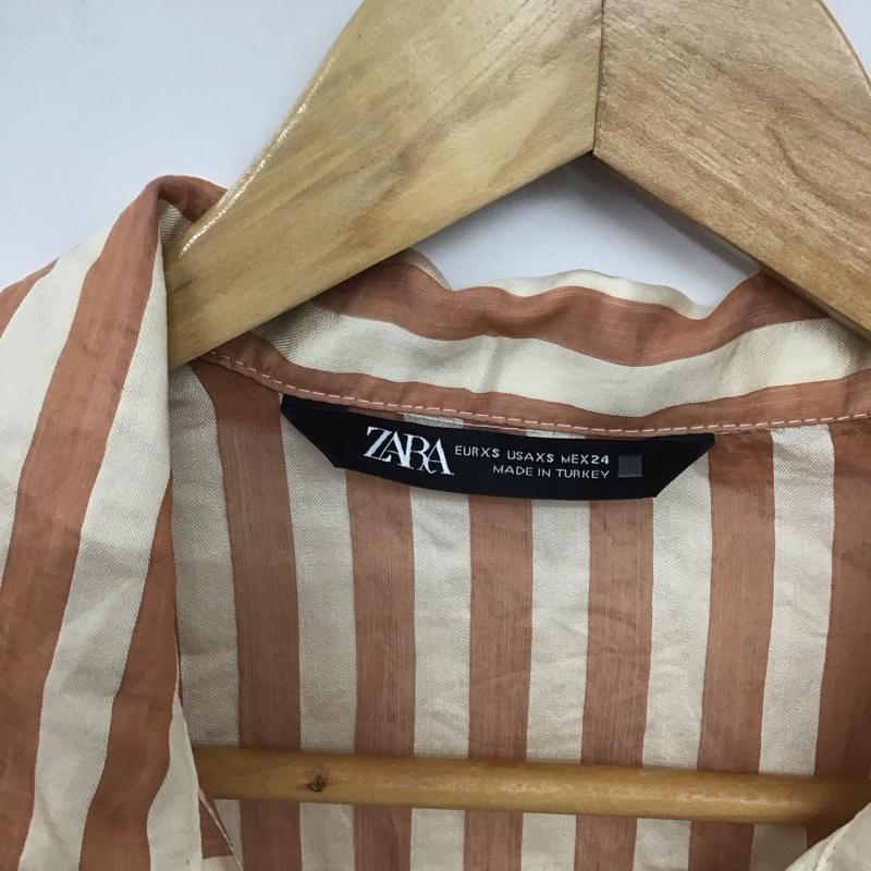 ザラ ZARA シャツ、ブラウス 長袖 XS ストライプ マルチカラー / マルチカラー /  レディース USED 古着 中古 10136661