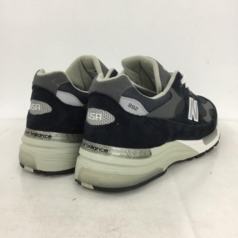 ニューバランス New Balance スニーカー スニーカー U992NY 29cm 箱有 29.0cm ロゴ、文字 紺 / ネイビー / X 灰 / グレー /  メンズ USED 古着 中古 10142064