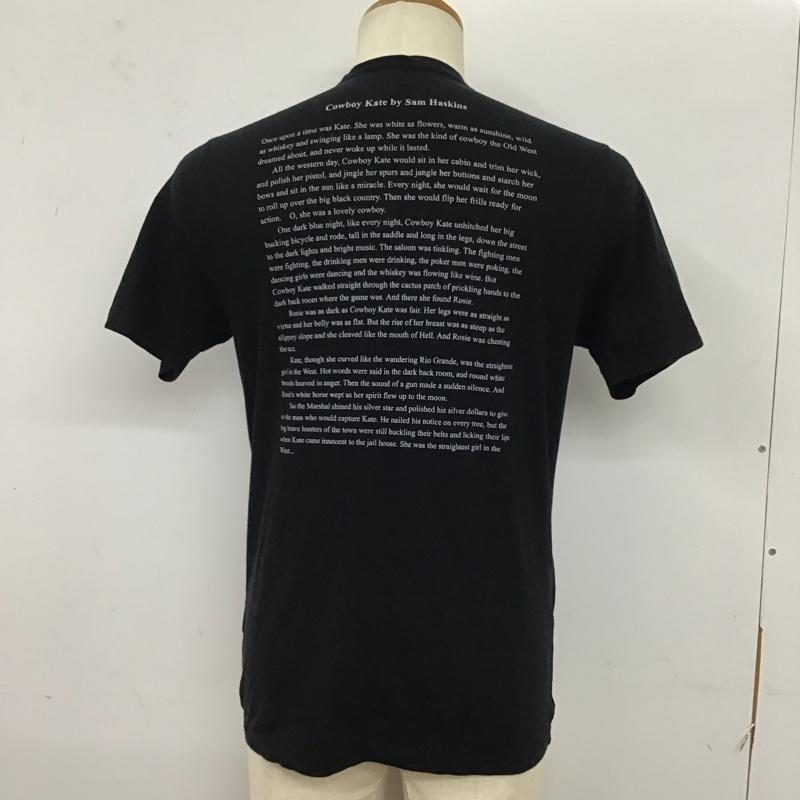 スティーロ Stie-lo Tシャツ 半袖 M プリント 黒 / ブラック /  メンズ USED 古着 中古 10117216