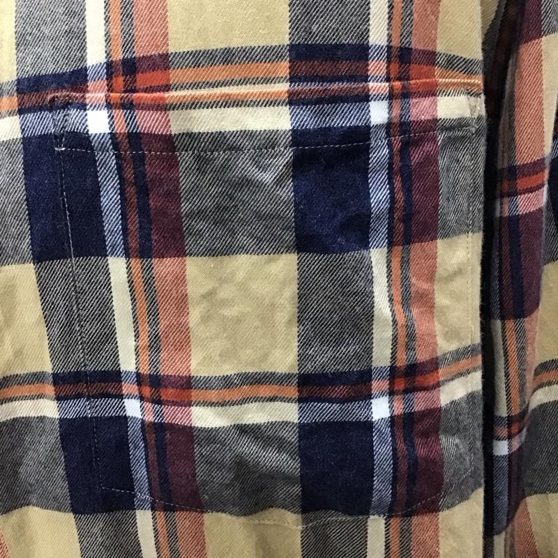 シップス SHIPS シャツ、ブラウス 長袖 111-15-0379 リラックスフィット レギュラーカラー ネルシャツ XL チェック マルチカラー / マルチカラー /  メンズ USED 古着 中古 10117023