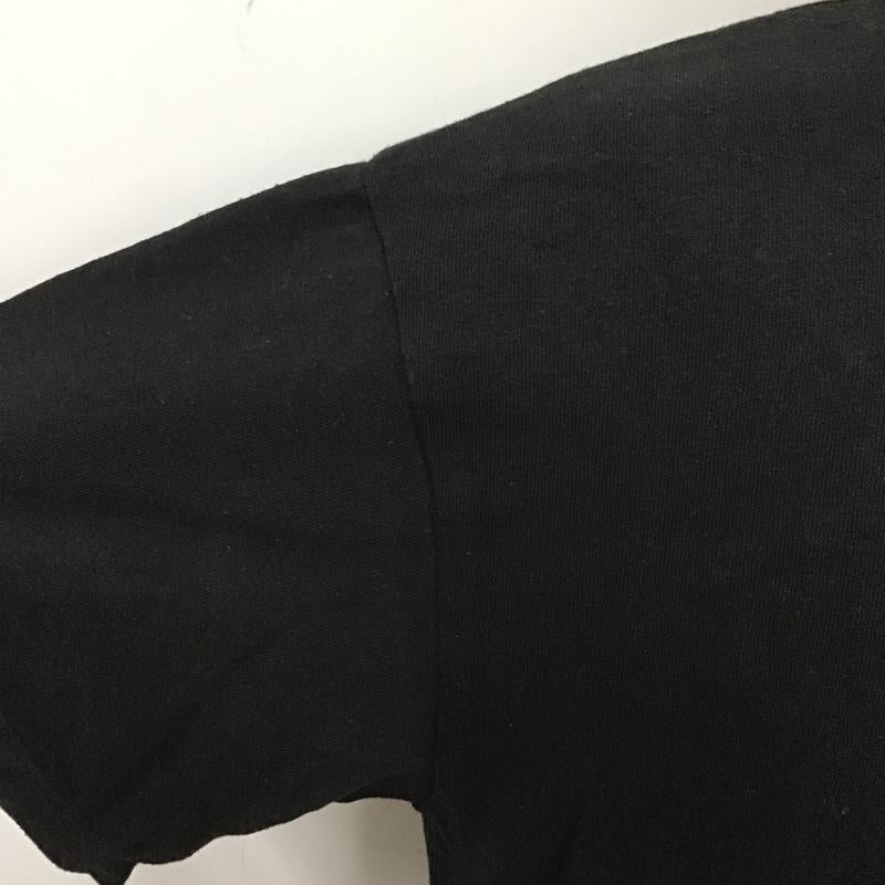 桃太郎ジーンズ MOMOTARO JEANS Tシャツ 半袖 半袖カットソー プリントTシャツ クルーネックカットソー XL 無地 白 / ホワイト / X 黒 / ブラック /  メンズ USED 古着 中古 10107300