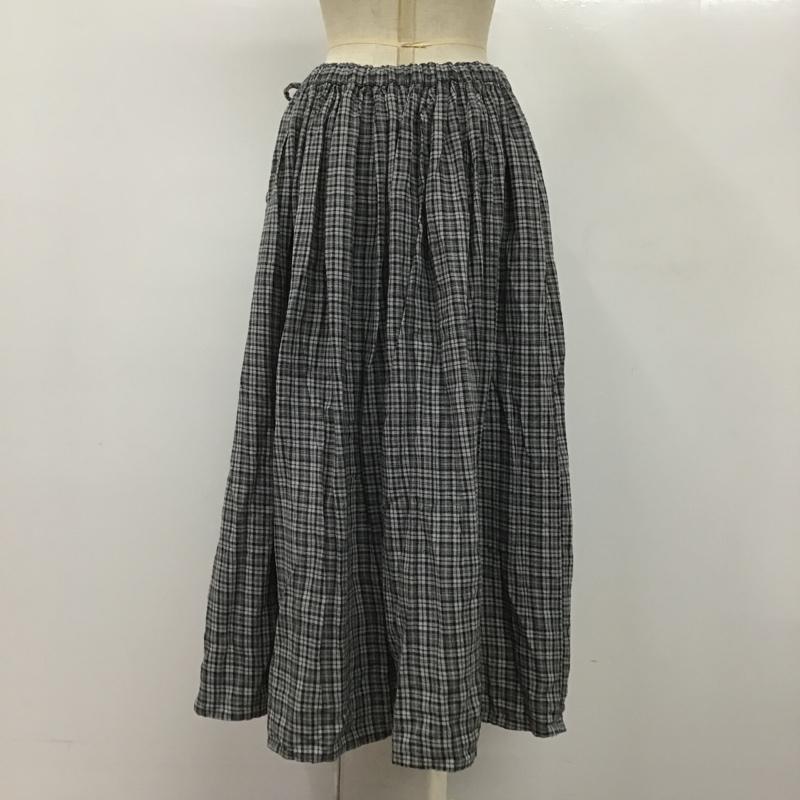サマンサモスモス Samansa Mos2 スカート ロングスカート FREE チェック マルチカラー / マルチカラー /  レディース USED 古着 中古 10106114