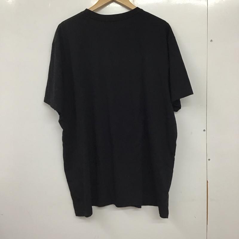 古着 USED Tシャツ 半袖 半袖カットソー プリントTシャツ クルーネックカットソー XL プリント 黒 / ブラック /  メンズ USED 古着 中古 10137626