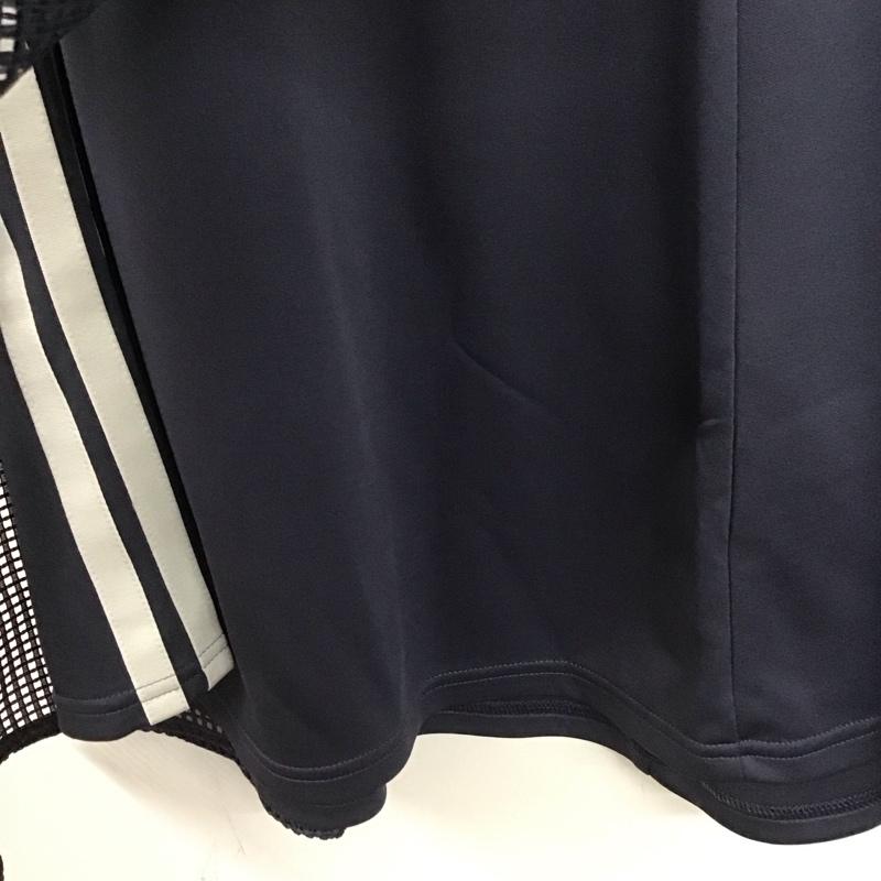 アディダス adidas スカート ロングスカート JN9985 LUXFLOW カジュアル ウーブンレイヤードスカート L 無地 紺 / ネイビー /  レディース USED 古着 中古 10142779