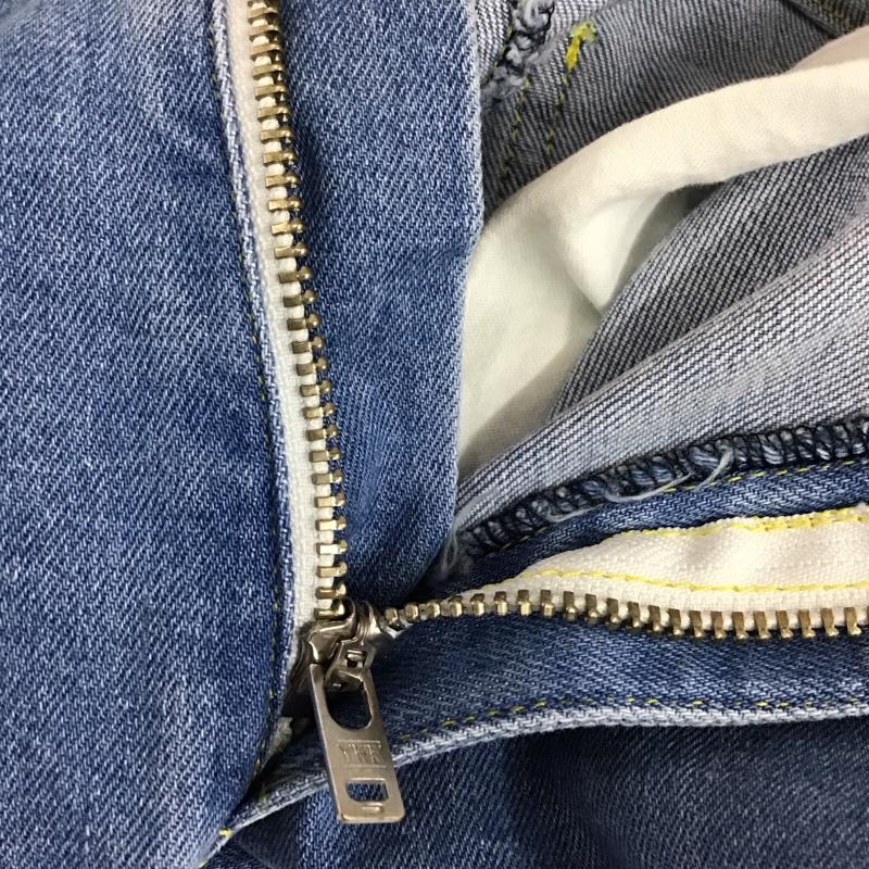 リルリリー lilLilly パンツ デニム、ジーンズ L18SS-PT201 デニムパンツ ダメージパンツ M 無地 インディゴ / インディゴ /  レディース USED 古着 中古 10117416