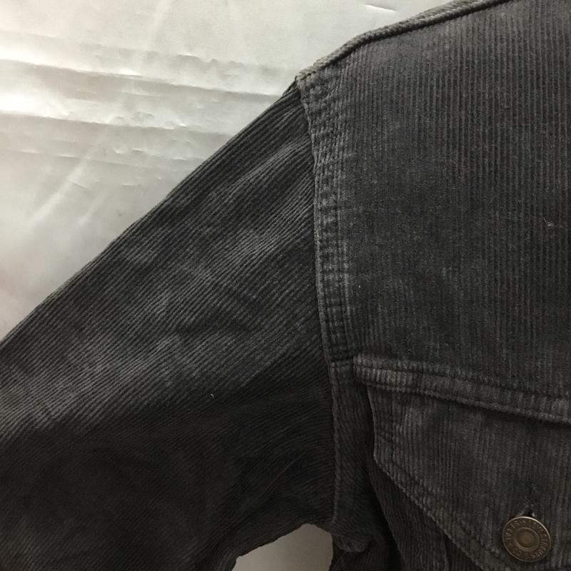 リーバイス Levi s ジャケット、上着 ジャケット、ブレザー コーデュロイジャケット 40 無地 黒 / ブラック /  メンズ USED 古着 中古 10108885