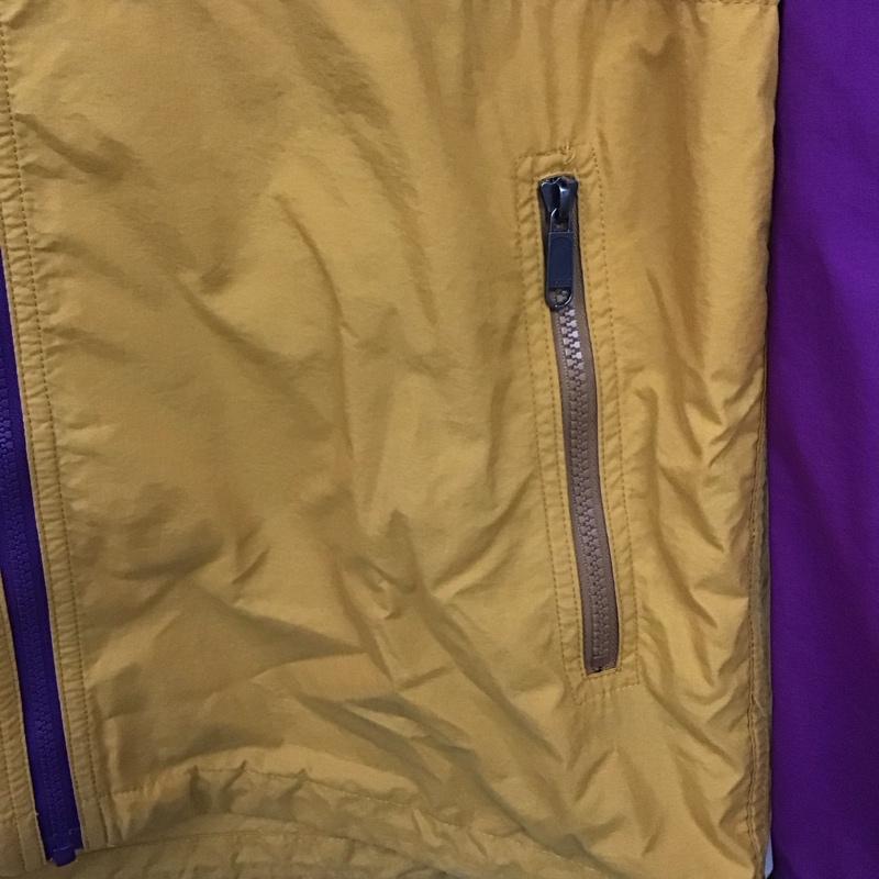 ザノースフェイス THE NORTH FACE ジャケット、上着 ジャンパー、ブルゾン np71830 COMPACTJACKET ジップアップジャケット アウター M ロゴ、文字 紫 / パープル / X 黄 / イエロー /  メンズ USED 古着 中古 10145012