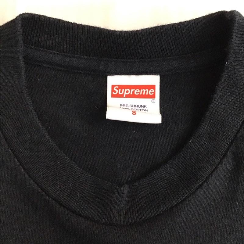 シュプリーム Supreme Tシャツ 半袖 18AW CutoutsTee 半袖カットソー プリントTシャツ S プリント 黒 / ブラック /  メンズ USED 古着 中古 10120029