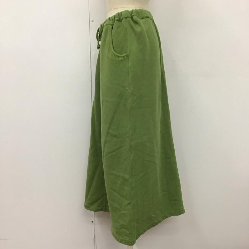 チャムス CHUMS スカート ロングスカート ch18-1006 ロングスカート タイトスカート スウェットスカート M ロゴ、文字 緑 / グリーン /  レディース USED 古着 中古 10113061