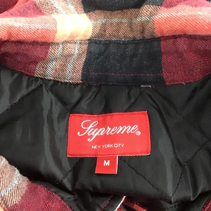 シュプリーム Supreme ジャケット、上着 ジャケット、ブレザー 20AW キルテッドフランネルシャツジャケット アウター チェックジャケット M チェック マルチカラー / マルチカラー /  メンズ USED 古着 中古 10120381