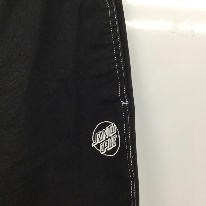 サンタクルーズ SANTA CRUZ パンツ ワークパンツ、ペインターパンツ ワークパンツ ワイドパンツ カジュアルパンツ M ロゴ、文字 黒 / ブラック /  メンズ USED 古着 中古 10129037