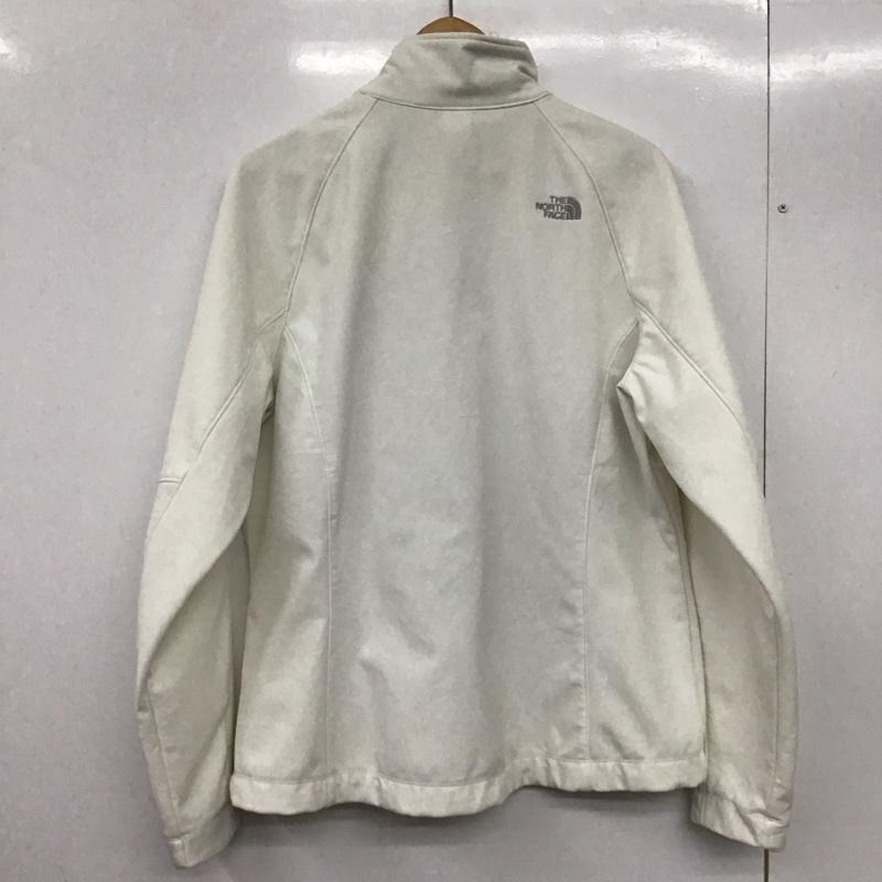 ザノースフェイス THE NORTH FACE ジャケット、上着 ジャケット、ブレザー 裏フリース アウトドアウェア スポーツウェア XL ロゴ、文字 白 / ホワイト /  レディース USED 古着 中古 10146385