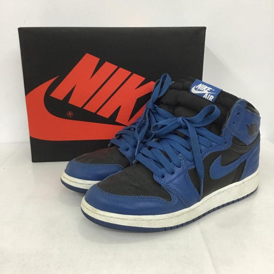 ナイキ NIKE スニーカー スニーカー 575441-404 AIR JORDAN 1 RETRO HIGH OG GS 23.5cm 箱有 23.5cm ロゴ、文字 黒 / ブラック / X 青 / ブルー / X 白 / ホワイト /  レディース USED 古着 中古 10134821