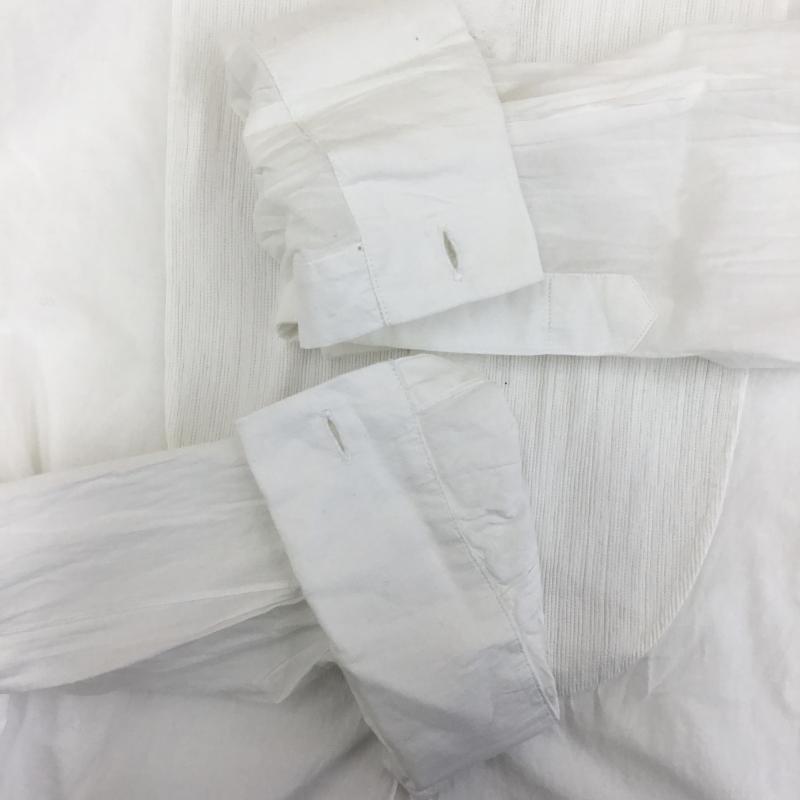 ユーズドクロージング used clothes シャツ、ブラウス 長袖 RAJESH PRATAP SINGH　長袖シャツ M 無地 白 / ホワイト /  メンズ USED 古着 中古 10129670