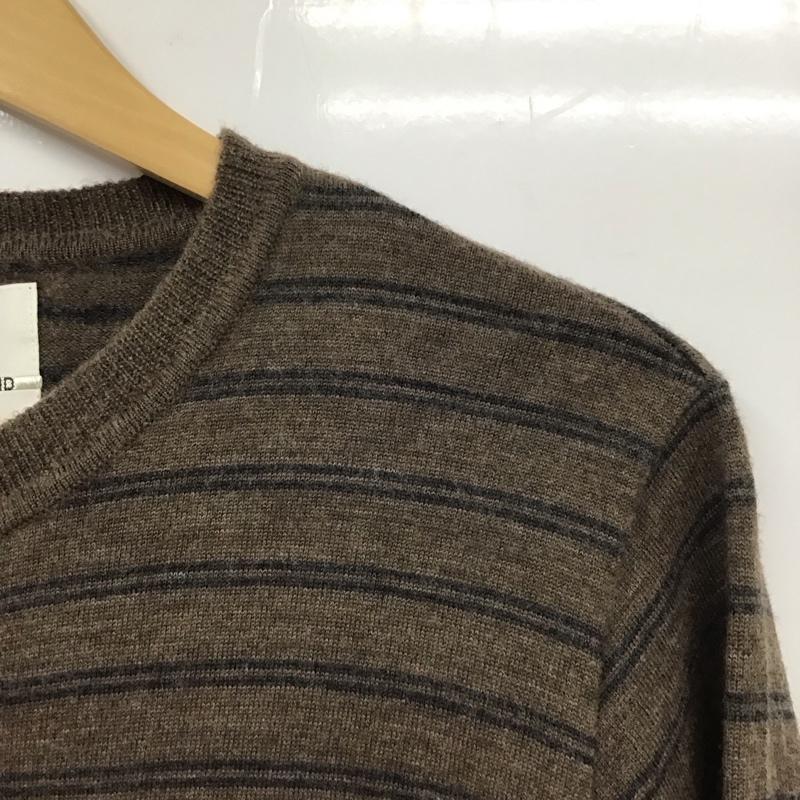 スティル バイ ハンド STILL BY HAND カーディガン 長袖 KN0573 ピッチ変えボーダークルーネックカーディガン 46 ボーダー柄 マルチカラー / マルチカラー /  メンズ USED 古着 中古 10131807