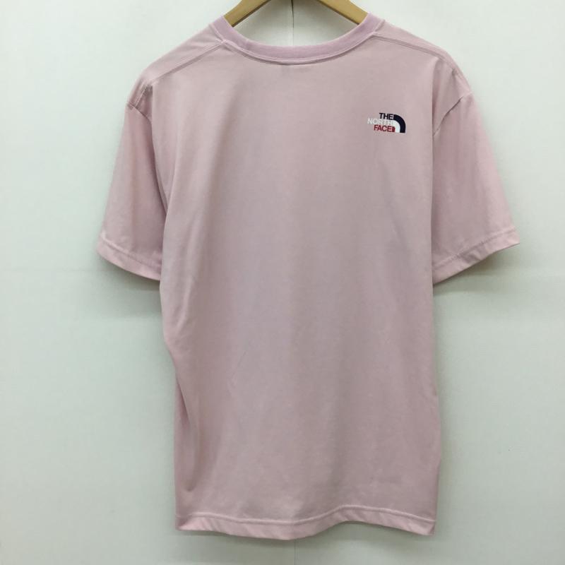 ザノースフェイス THE NORTH FACE Tシャツ 半袖 NT31352 L ロゴ、文字 桃 / ピンク /  メンズ USED 古着 中古 10144402