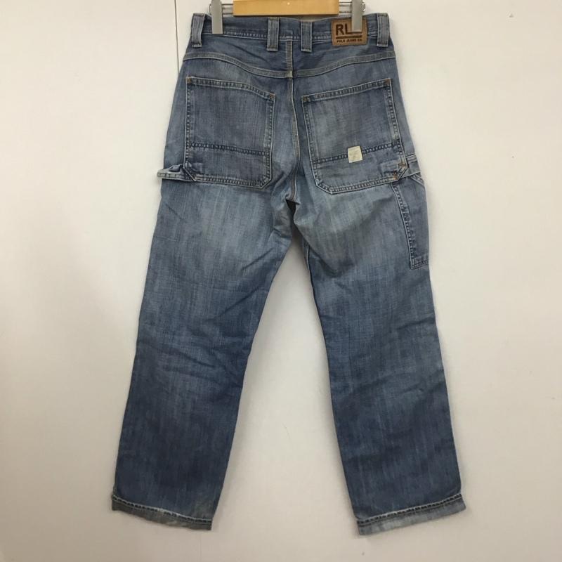 ポロジーンズカンパニー POLOJEANSCO. パンツ デニム、ジーンズ デニムパンツ ワーカージーンズ カジュアルパンツ ストレートパンツ 29インチ 無地 インディゴ / インディゴ /  メンズ USED 古着 中古 10107235