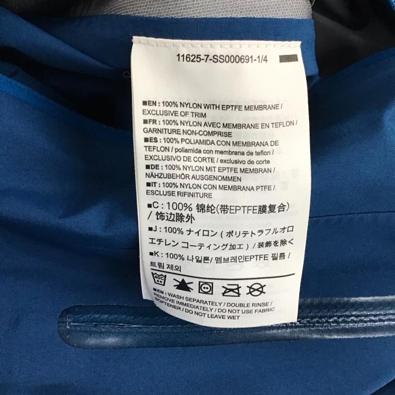 アークテリクス ARC TERYX ジャケット、上着 ジャンパー、ブルゾン 11625-7-ss000691-1/4 マウンテンパーカ ジップアップジャケット ジャンパー XS ロゴ、文字 青 / ブルー /  メンズ USED 古着 中古 10118085