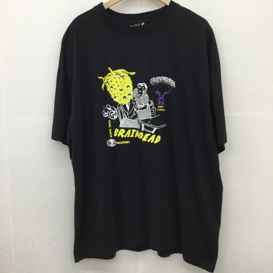 ブレインデット BRAIN DEAD Tシャツ 半袖 Universal Anti Climax XL ロゴ、文字 X キャラクター 黒 / ブラック /  メンズ USED 古着 中古 10127273