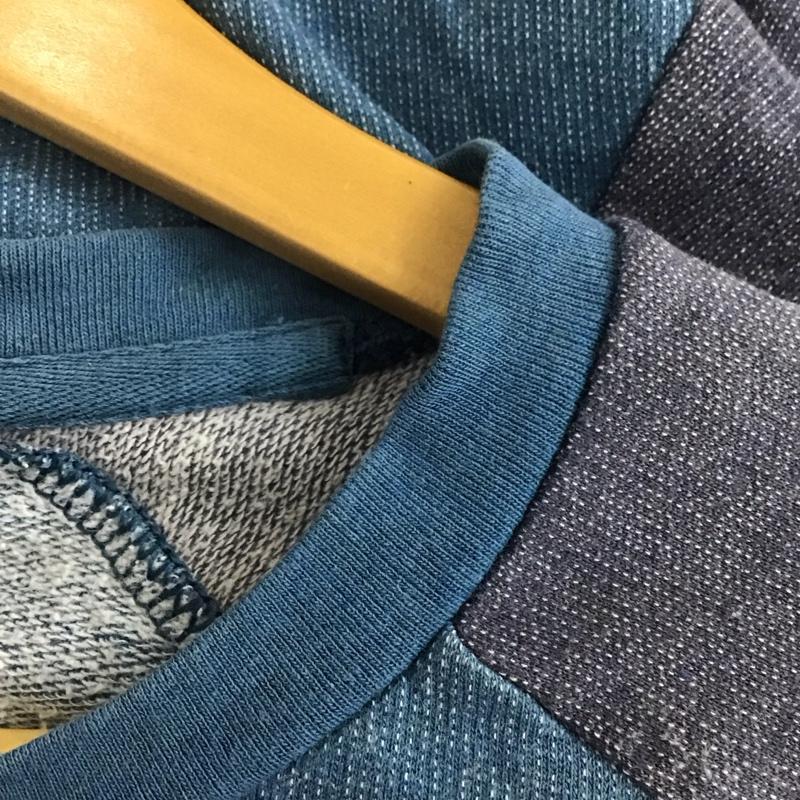 パタゴニア patagonia Tシャツ 長袖 39483 ラグランスリーブ スウェットシャツ 波タグ S ロゴ、文字 青 / ブルー / X 紺 / ネイビー /  メンズ USED 古着 中古 10145225