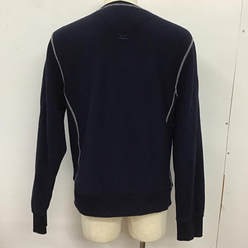 ケンゾー KENZO トレーナー 長袖 長袖 L ロゴ、文字 紺 / ネイビー /  メンズ USED 古着 中古 10123716