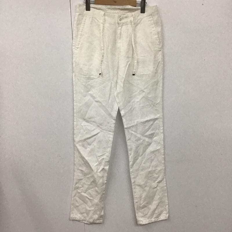 マッキントッシュフィロソフィー MACKINTOSH PHILOSOPH パンツ ワークパンツ、ペインターパンツ カジュアルパンツ ワークパンツ ワイドパンツ 38 無地 白 / ホワイト /  レディース USED 古着 中古 10114675