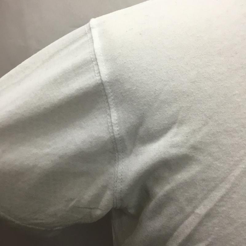 コロンビア Columbia Tシャツ 半袖 半袖カットソー プリントTシャツ クルーネックカットソー S ロゴ、文字 白 / ホワイト /  メンズ USED 古着 中古 10114095