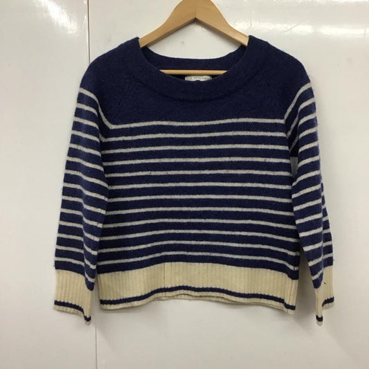 ローリーズファーム LOWRYS FARM ニット、セーター 長袖 lf060646ts ボーダーニットセータートップス 長袖カットソー M ボーダー柄 マルチカラー / マルチカラー /  レディース USED 古着 中古 10117888