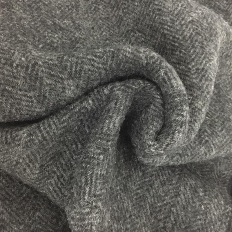 ビームス BEAMS マフラー マフラー フリンジ ウール ロゴ、文字 黒 / ブラック /  メンズ USED 古着 中古 10130562