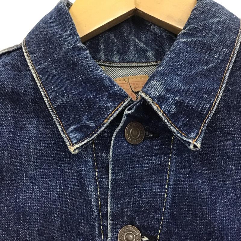 リーバイス Levi s ジャケット、上着 ジャケット、ブレザー 60年代 70年代 4th 70505 BIG-E 不均等V デニムジャケット ジージャン 無地 インディゴ / インディゴ /  ボーイズ USED 古着 中古 10111239