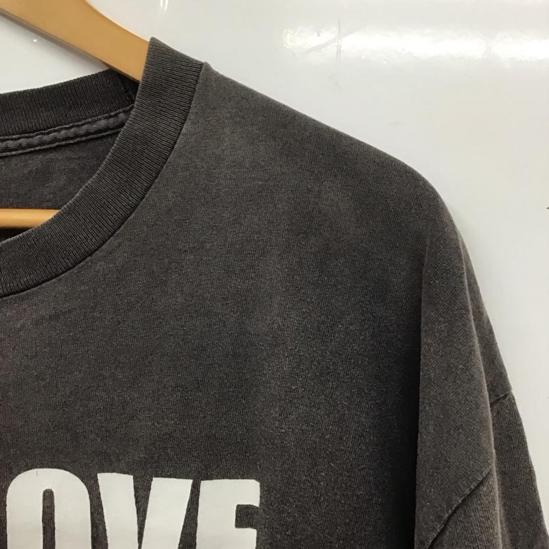 古着 USED Tシャツ 半袖 半袖カットソー プリントTシャツ クルーネックカットソー 古着 XL プリント 黒 / ブラック /  メンズ USED 古着 中古 10128722