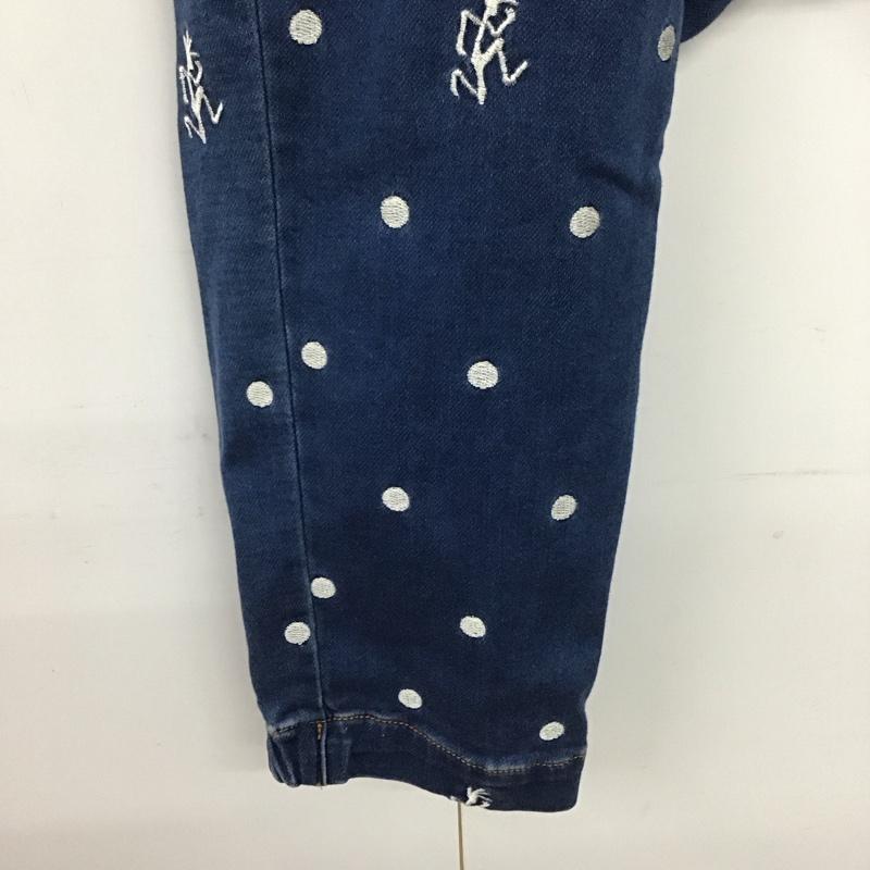 グラミチ GRAMICCI パンツ デニム、ジーンズ b1582cfp956 クロップドパンツ デニムパンツ ワイドパンツ 2 ロゴ、文字 インディゴ / インディゴ /  メンズ USED 古着 中古 10140125