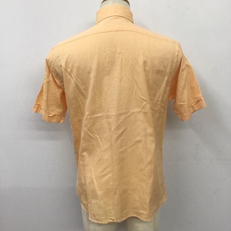 バーバリーブラックレーベル BURBERRY BLACK LABEL シャツ、ブラウス 半袖 BMW50-010-82 ボタンダウン 2 ワンポイント 橙 / オレンジ /  メンズ USED 古着 中古 10113081