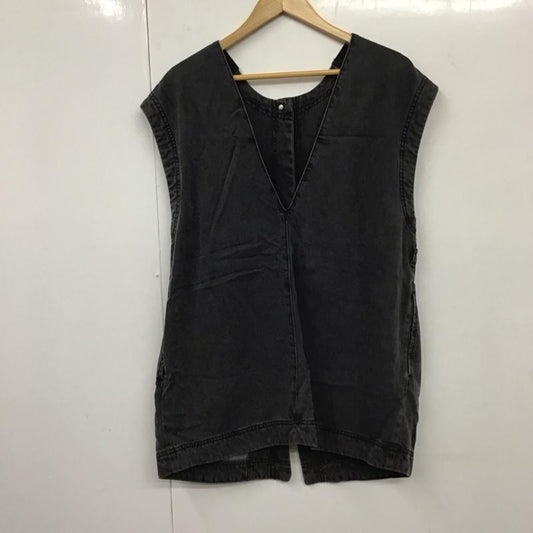 ハレ HARE ベスト ベスト HAL07013TO 2WAY デニムベスト FREE 無地 チャコールグレー / チャコールグレー /  レディース USED 古着 中古 10131298
