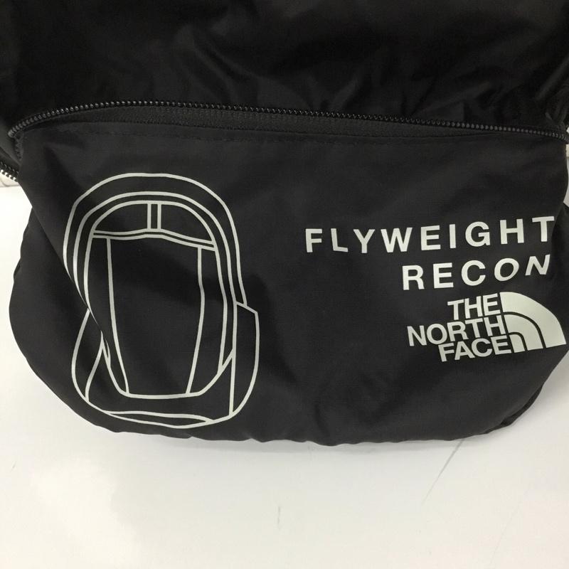 ザノースフェイス THE NORTH FACE リュックサック、デイパック リュックサック、デイバッグ NM81409 FLYWEIGHT RECON ポケッタブル 折りたたみ ロゴ、文字 黒 / ブラック /  メンズ USED 古着 中古 10147148