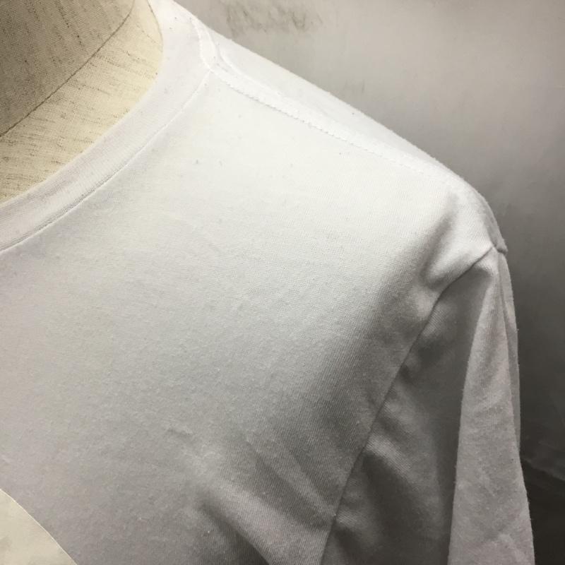 ザノースフェイス THE NORTH FACE Tシャツ 半袖 nt31620 ショートスリーブカラードームT 半袖カットソー プリントTシャツ クルーネックカットソー S ロゴ、文字 白 / ホワイト /  メンズ USED 古着 中古 10114098