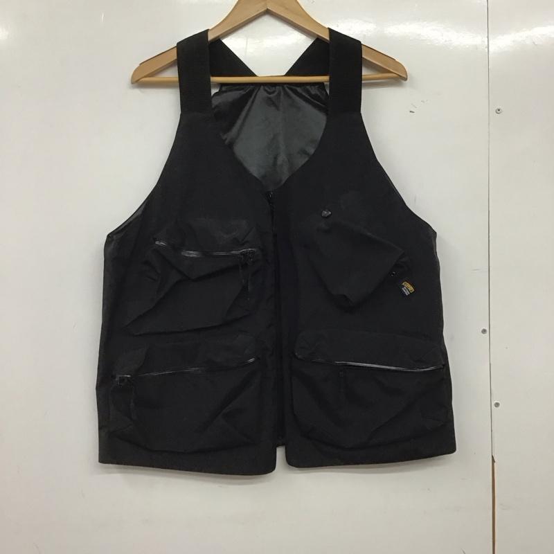 コンフィー comfy ベスト ベスト L 無地 黒 / ブラック /  メンズ USED 古着 中古 10144819
