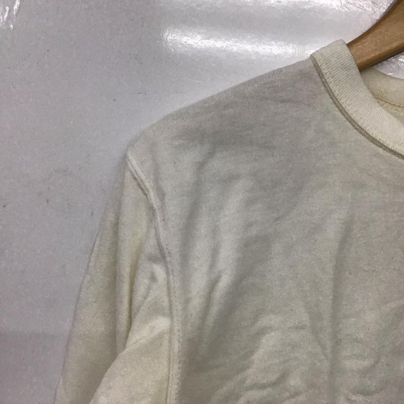 フラットヘッド FLATHEAD カットソー 長袖 長袖カットソー 無地カットソー クルーネック 38 ロゴ、文字 アイボリー / アイボリー /  メンズ USED 古着 中古 10148012