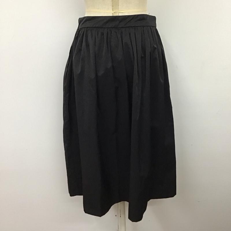 ザラウーマン ZARA WOMAN スカート ひざ丈スカート ひざ丈スカート フレアスカート カジュアルスカート S 無地 黒 / ブラック /  レディース USED 古着 中古 10116424