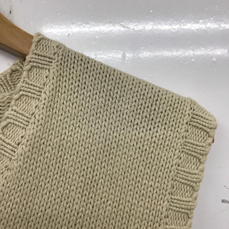 ポロバイラルフローレン Polo by RALPH LAUREN ベスト ベスト ニットベスト ノースリーブカットソー プルオーバー L ロゴ、文字 ベージュ / ベージュ /  メンズ USED 古着 中古 10133691