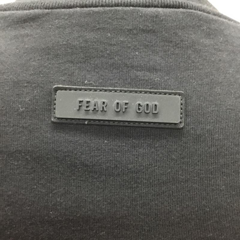 エッセンシャルズ ESSENTIALS カットソー 半袖 半袖カットソー プリントTシャツ タートルネックカットソー M ロゴ、文字 黒 / ブラック /  メンズ USED 古着 中古 10120451