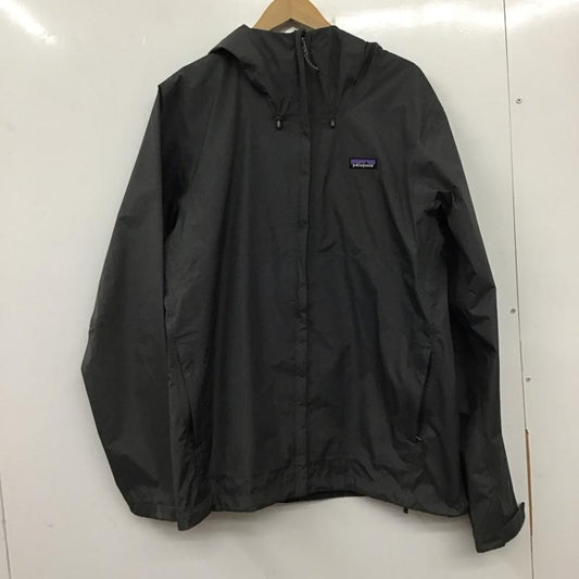 パタゴニア patagonia ジャケット、上着 ジャンパー、ブルゾン 85240fa22 ナイロンジャケット ジップアップジャケットパーカー L ロゴ、文字 灰 / グレー /  メンズ USED 古着 中古 10137664