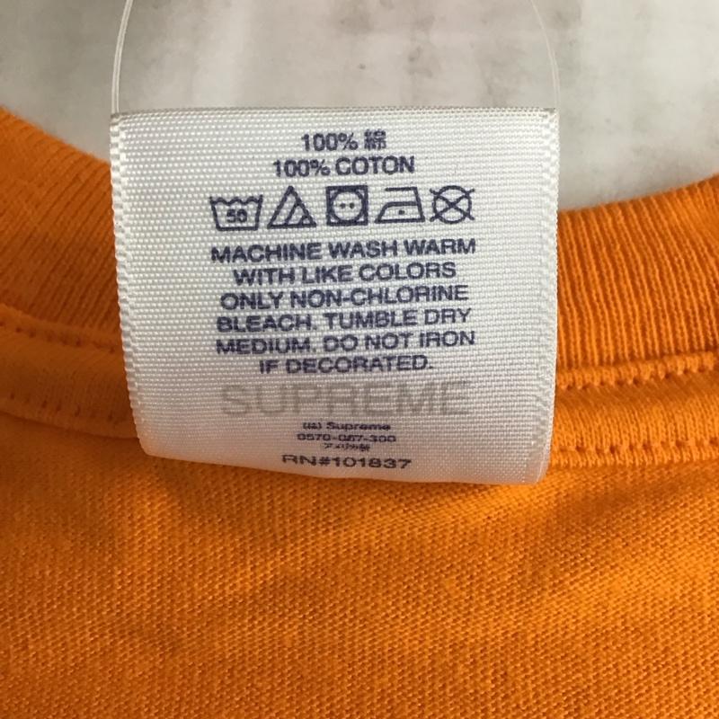 シュプリーム Supreme Tシャツ 半袖 23aw BannerTee 半袖カットソー プリントTシャツ L ロゴ、文字 橙 / オレンジ /  メンズ USED 古着 中古 10115125