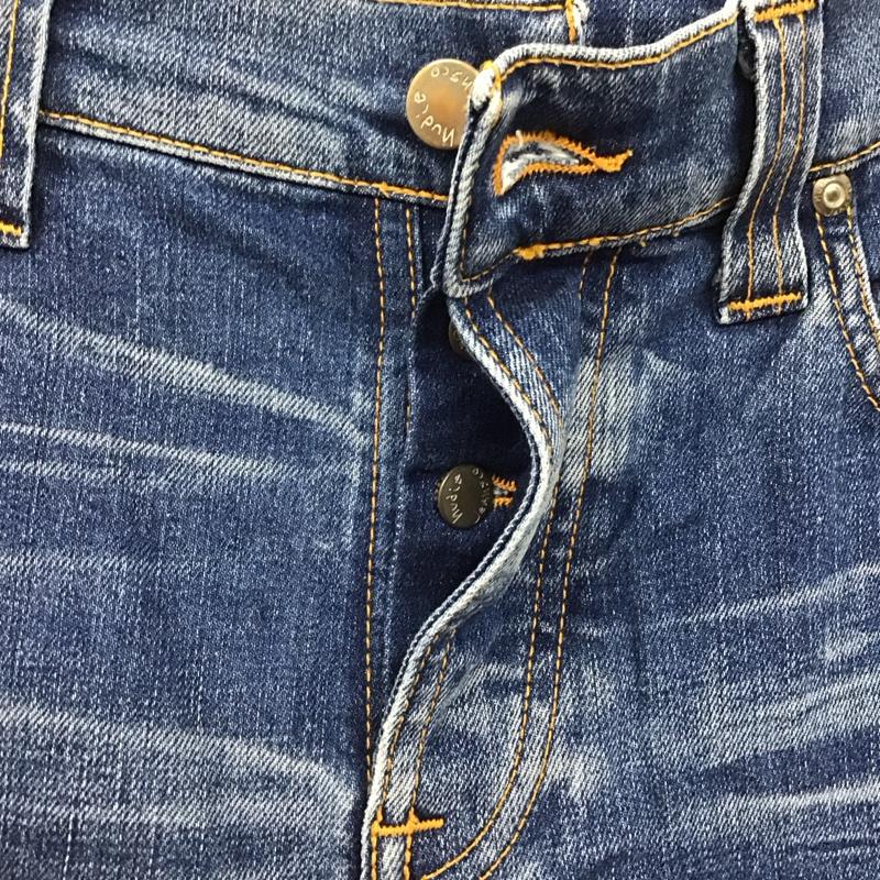 ヌーディージーンズ Nudie Jeans パンツ デニム、ジーンズ N412 DARK USED DENIM ストレッチ 31インチ 無地 青 / ブルー /  メンズ USED 古着 中古 10121328