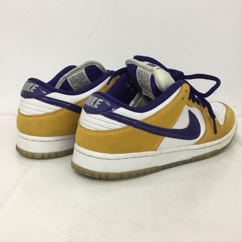 ナイキ NIKE スニーカー スニーカー BQ6817-800 SB DUNK LOW PRO 26cm 箱有 26.0cm ロゴ、文字 白 / ホワイト / X 橙 / オレンジ / X 紫 / パープル /  メンズ USED 古着 中古 10150369