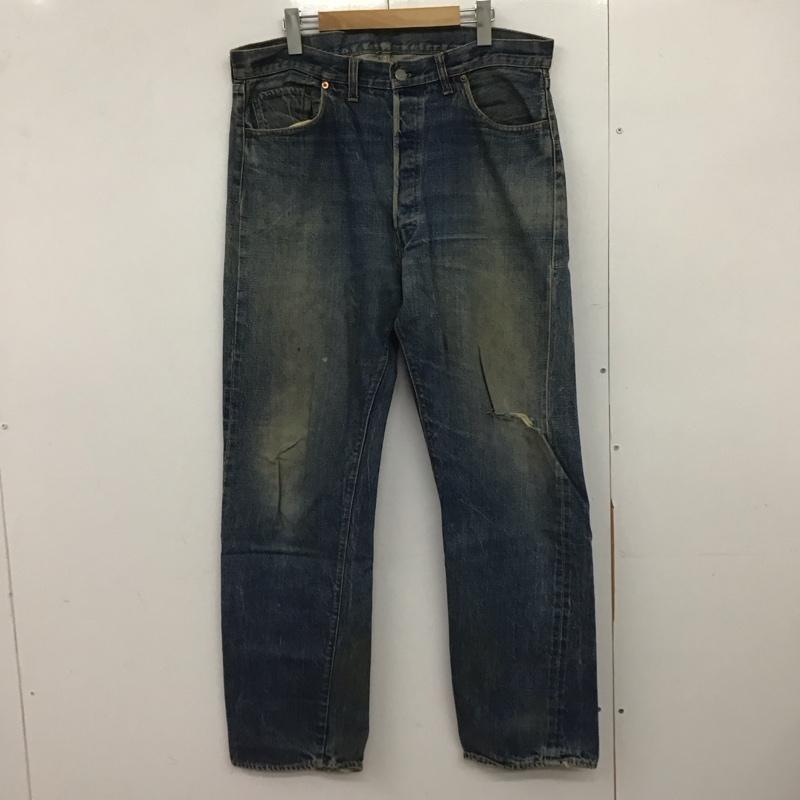 リーバイス Levi s パンツ デニム、ジーンズ デニムパンツ ワイドパンツ カジュアルパンツ ヴィンテージ 無地 インディゴ / インディゴ /  メンズ USED 古着 中古 10148031