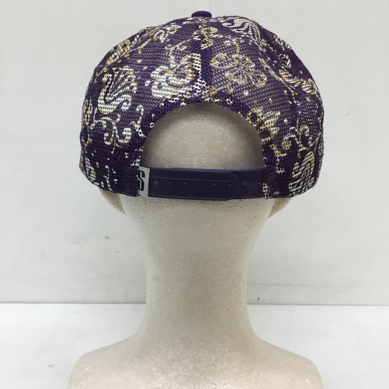 ステューシー STUSSY 帽子 キャップ 総柄 紫 / パープル /  メンズ USED 古着 中古 10131958