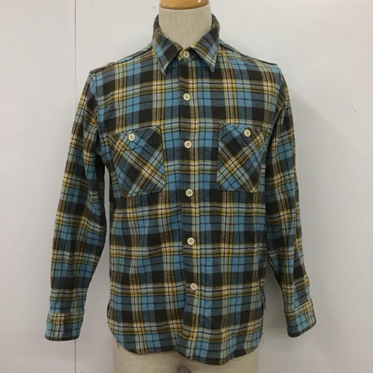 シュガーケーン SUGAR CANE シャツ、ブラウス 長袖 長袖シャツ カラーシャツ ポケットシャツ 長袖カットソー チェックシャツ S チェック マルチカラー / マルチカラー /  メンズ USED 古着 中古 10106307