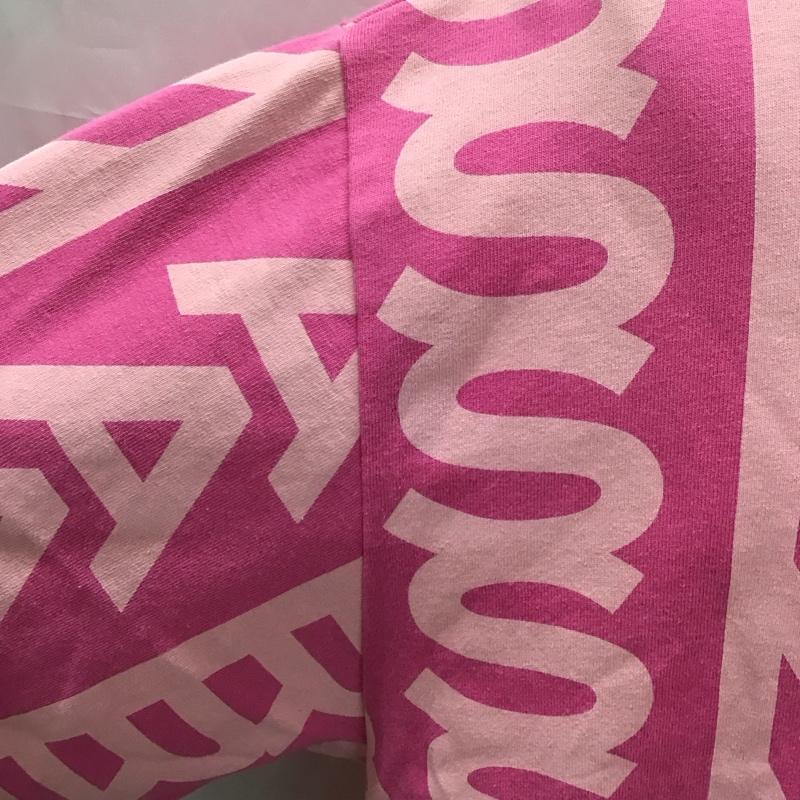 マークジェイコブス MARCJACOBS Tシャツ 半袖 半袖カットソー プリントTシャツ クルーネックカットソー ロゴ、文字 桃 / ピンク /  メンズ USED 古着 中古 10118399